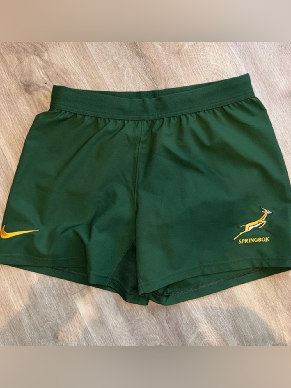 Nike Springboks green match day shorts.